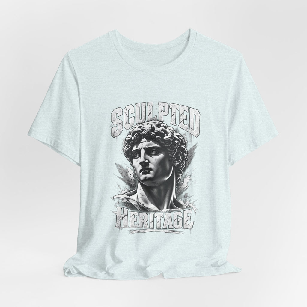 Sculpted Heritage Tee — David Statue Vintage Art Graphic Shirt