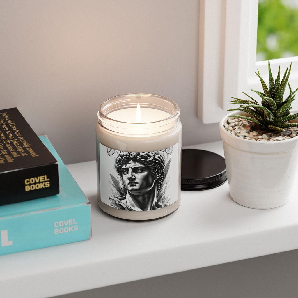 Statue of David Scented Soy Candle — 9oz Artistic Home Fragrance