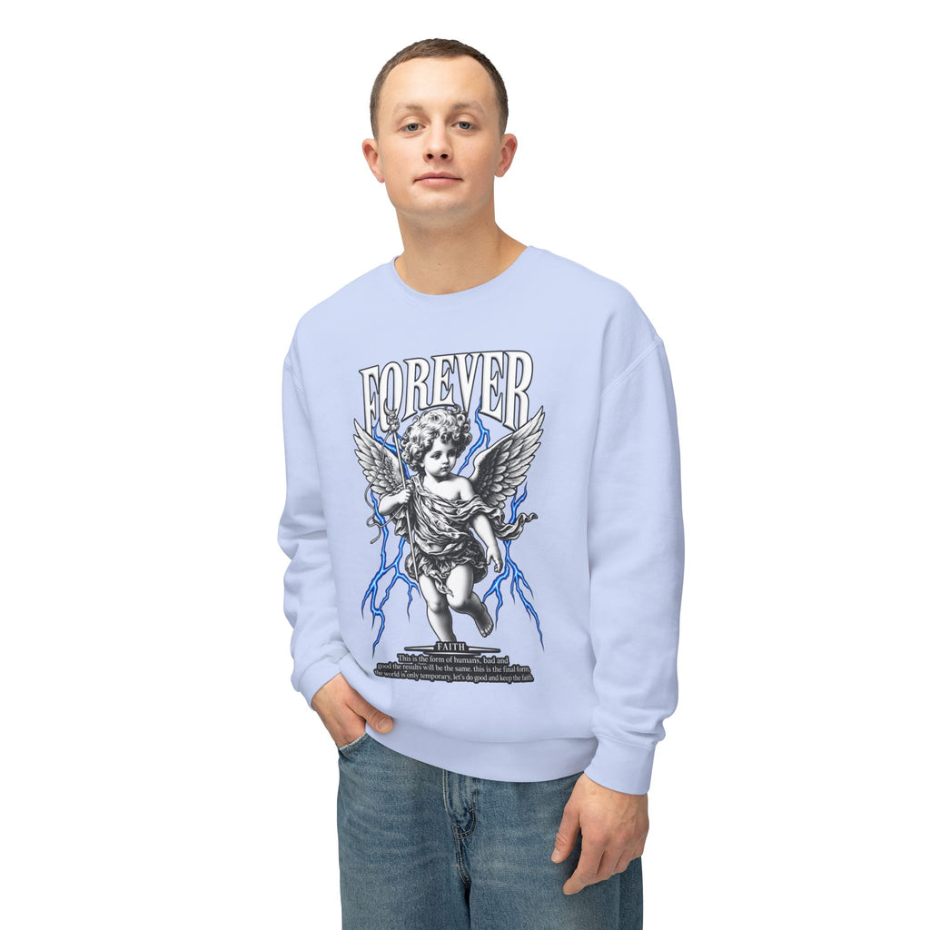 Sculpted Heritage Sweatshirt — Vintage Cherub Graphic - Sculpted Heritage
