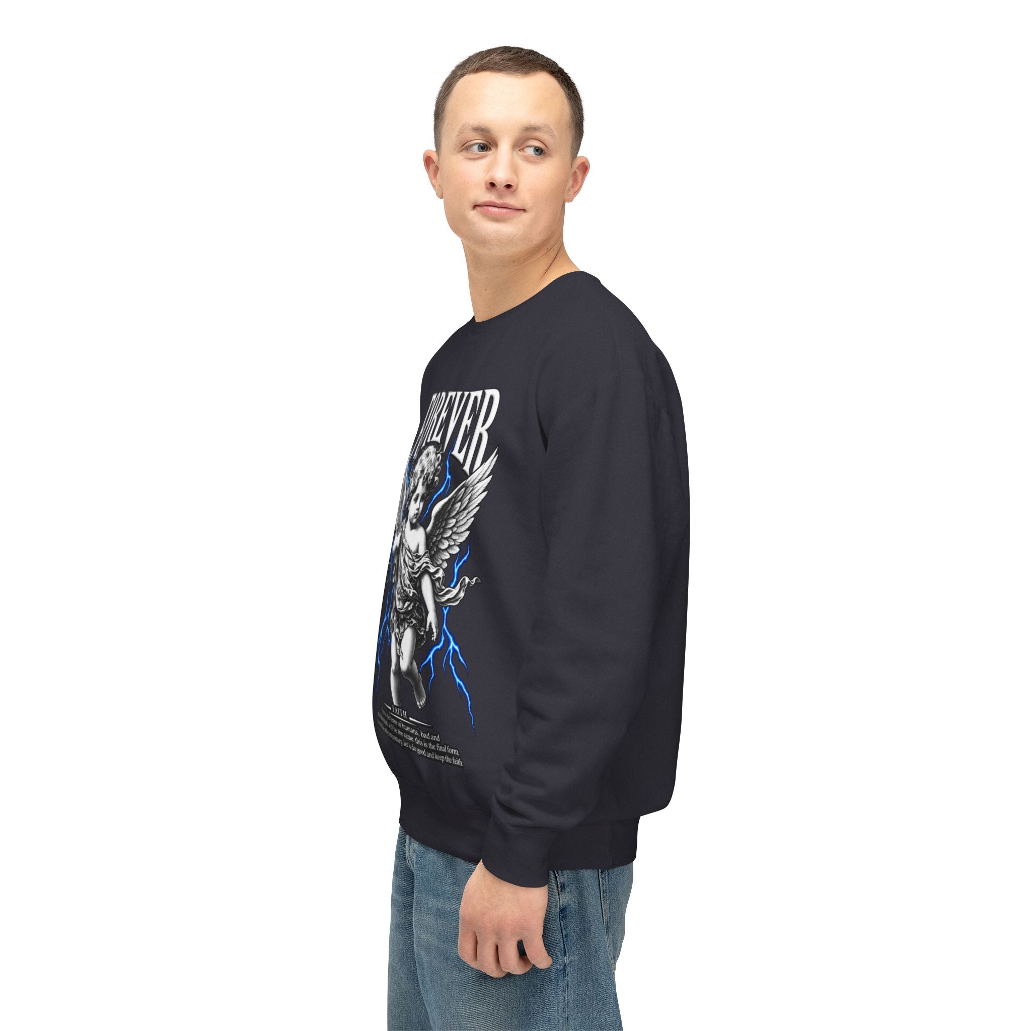 Sculpted Heritage Sweatshirt — Vintage Cherub Graphic - Sculpted Heritage