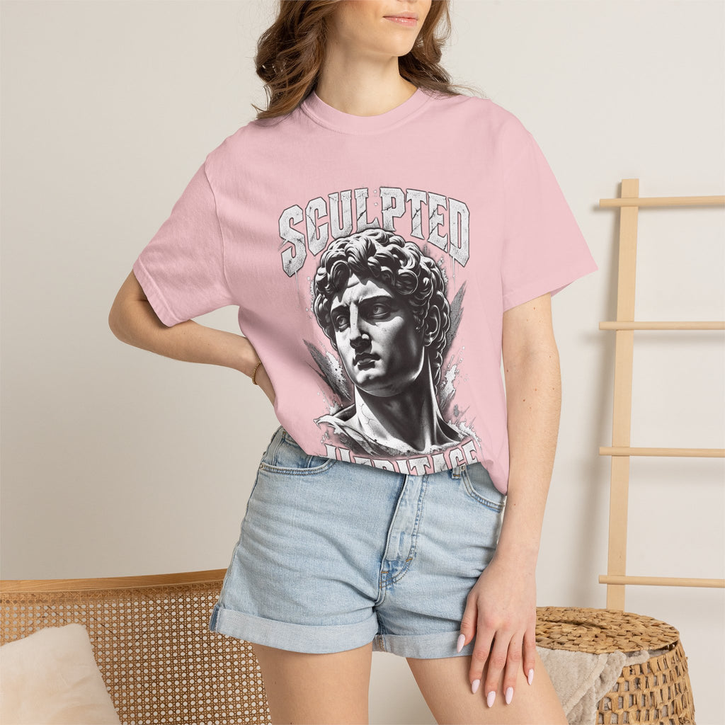 Sculpted Heritage T-Shirt — Vintage Statue Graphic Tee