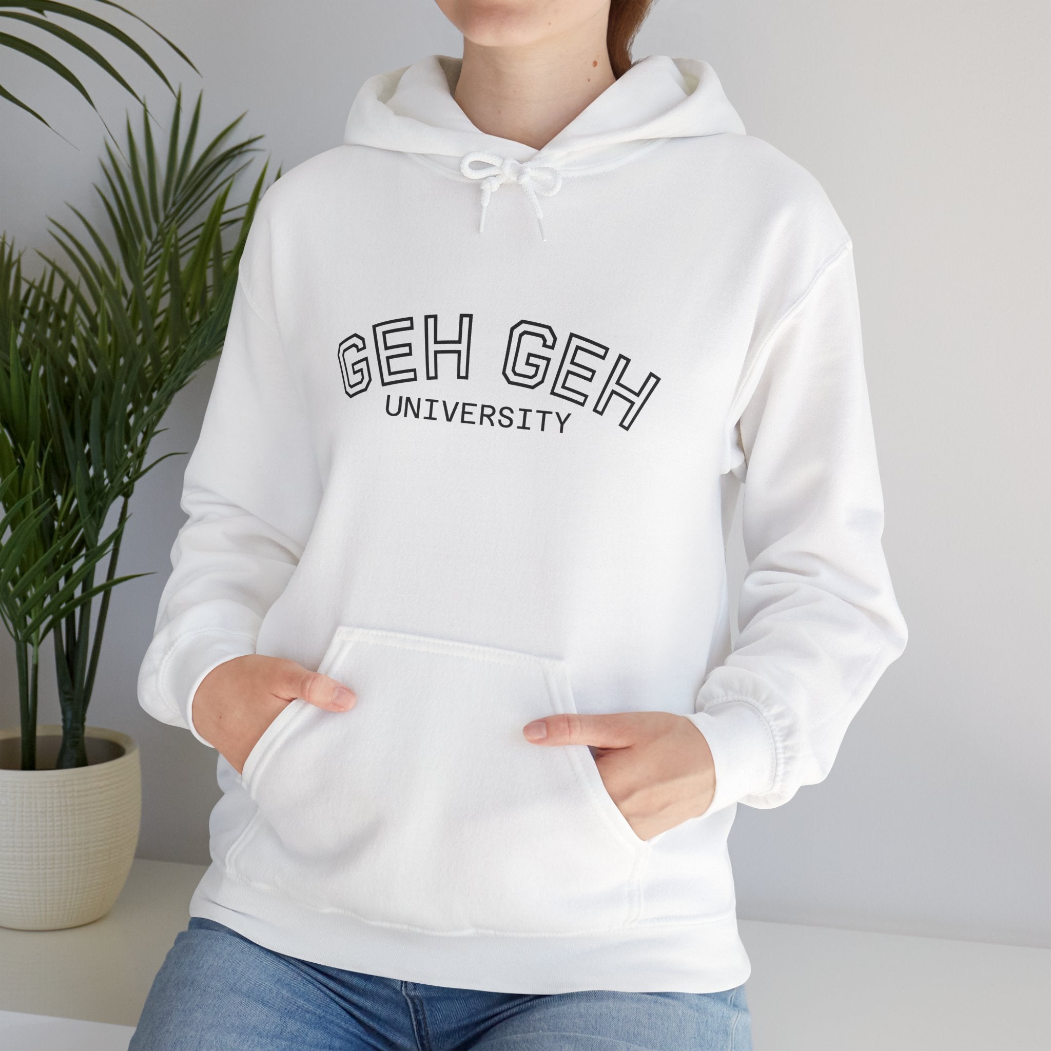 GHE-GHE University Hoodie — Minimal Collegiate Pullover - Sculpted Heritage