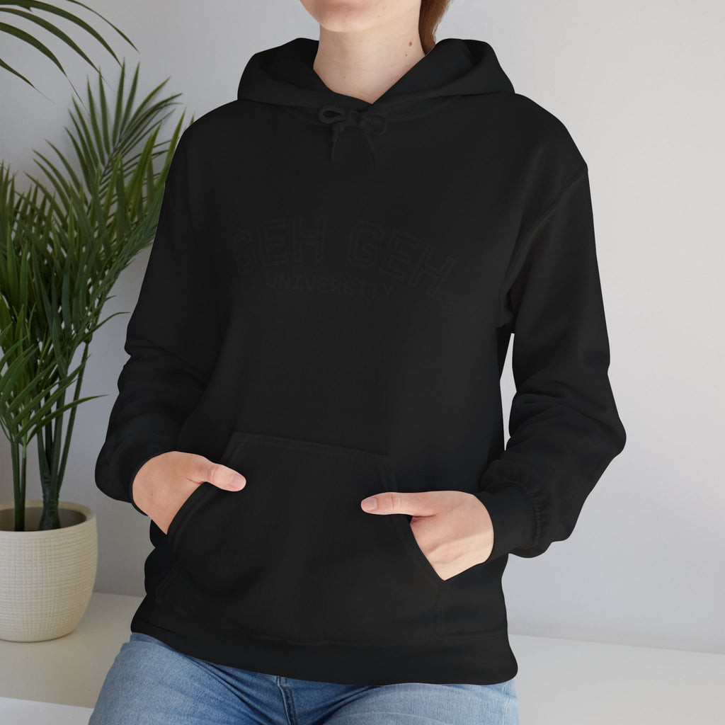 GHE-GHE University Hoodie — Minimal Collegiate Pullover - Sculpted Heritage