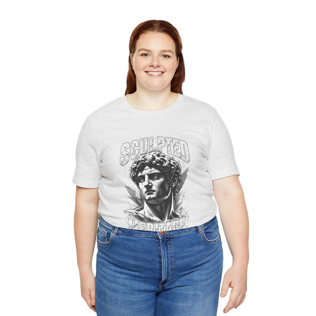 Sculpted Heritage Tee — David Statue Vintage Art Graphic Shirt