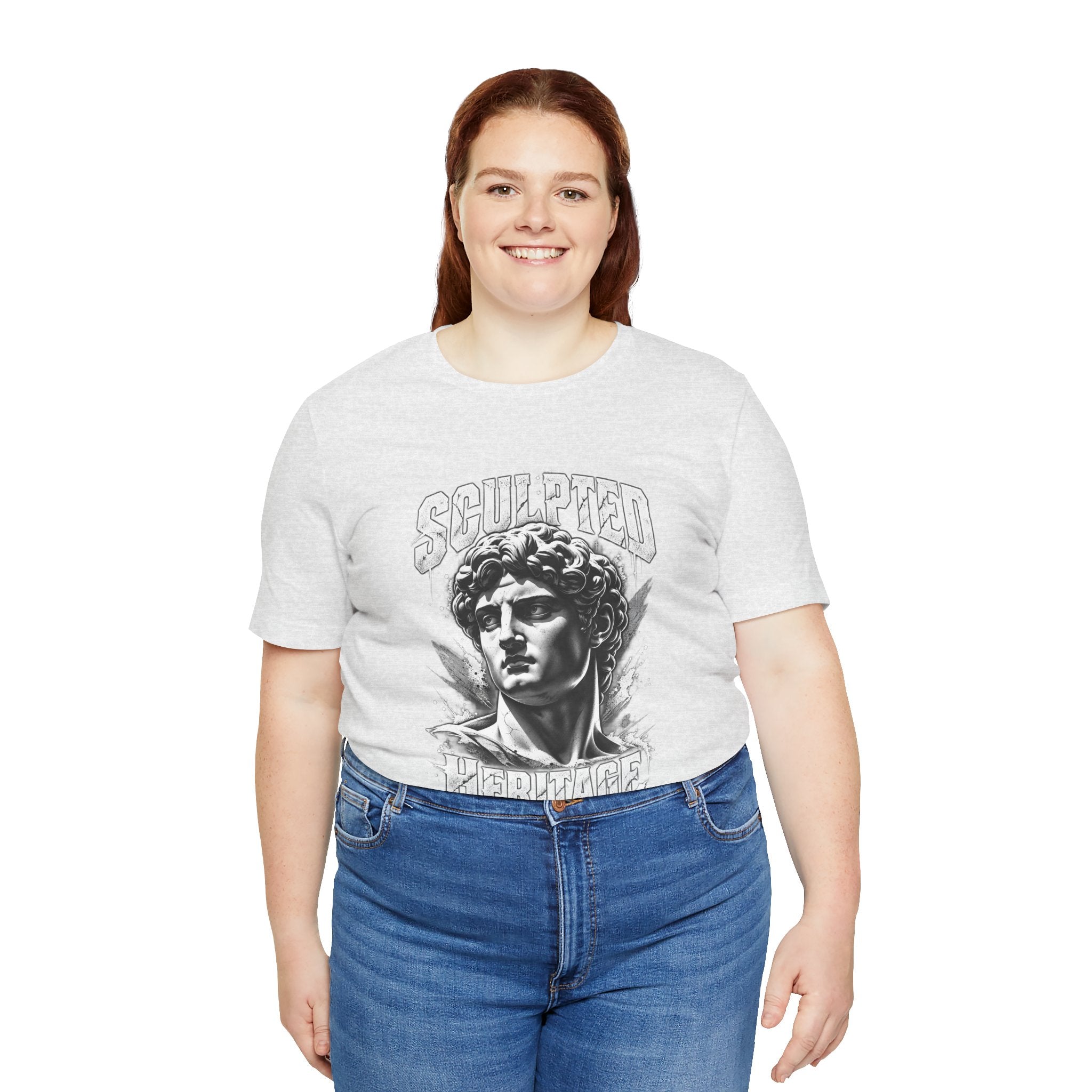 Sculpted Heritage Tee — David Statue Vintage Art Graphic Shirt