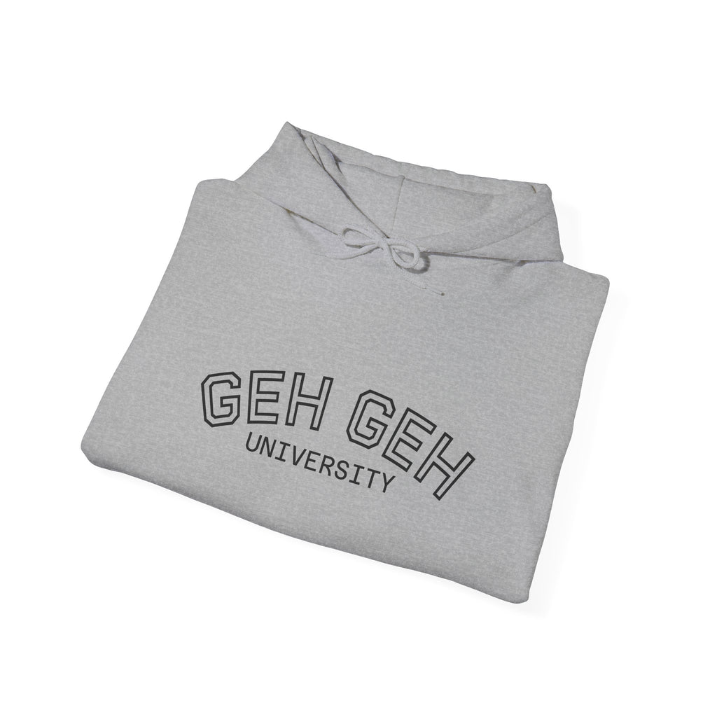GHE-GHE University Hoodie — Minimal Collegiate Pullover - Sculpted Heritage