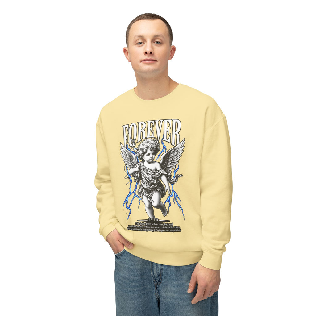 Sculpted Heritage Sweatshirt — Vintage Cherub Graphic - Sculpted Heritage