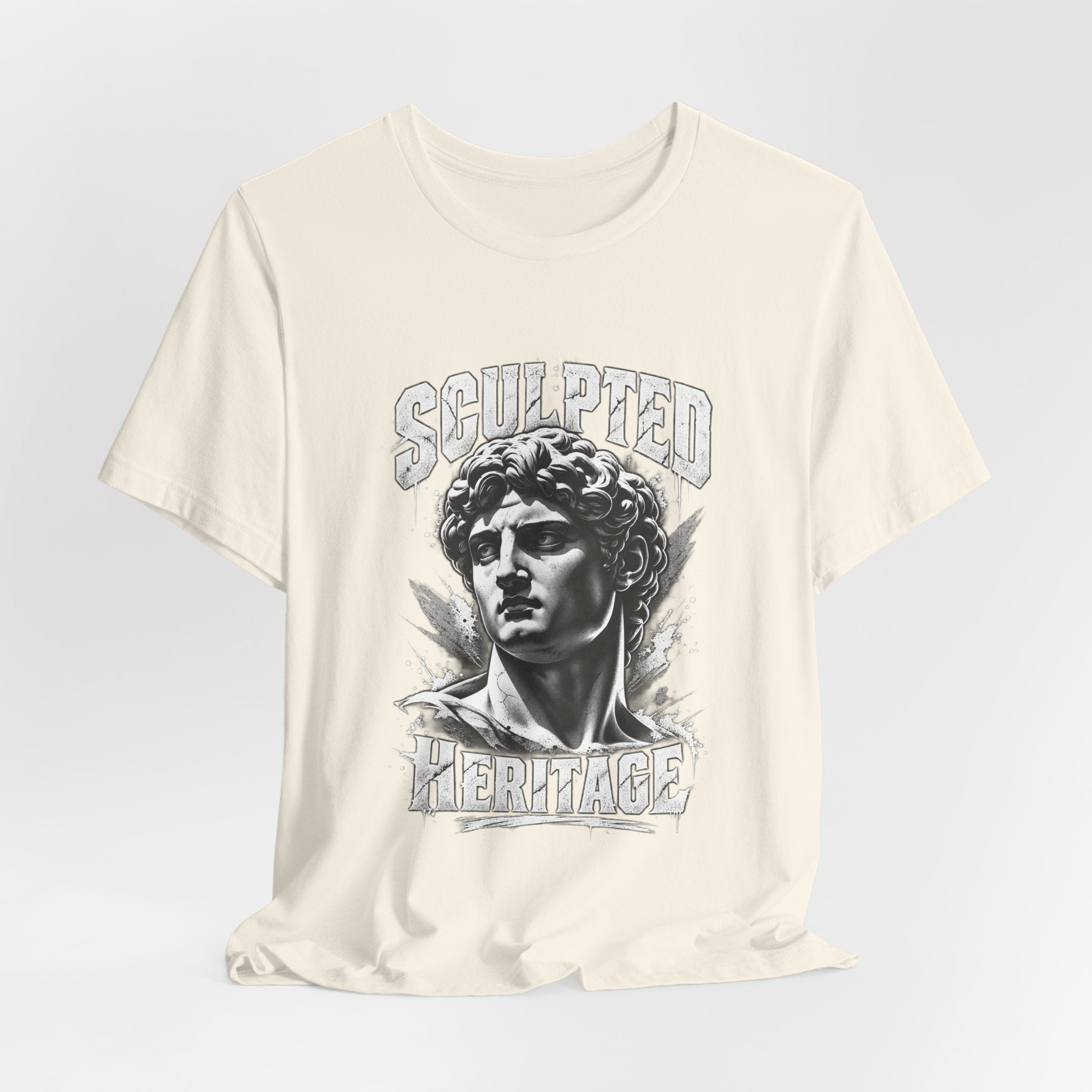 Sculpted Heritage Tee — David Statue Vintage Art Graphic Shirt