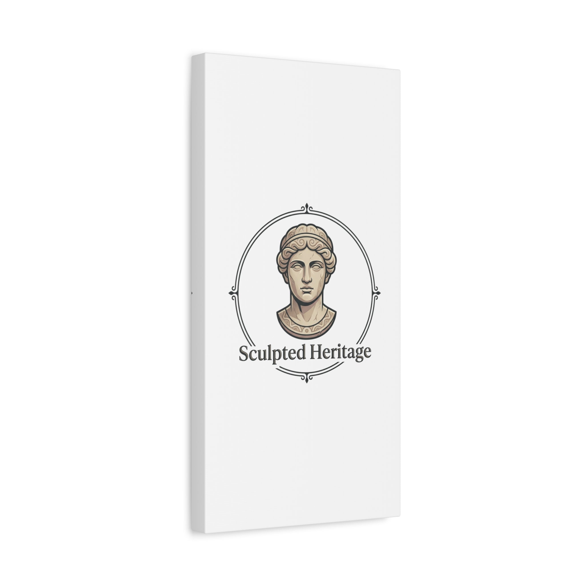 Sculpted Heritage Matte Canvas Print — Classical Bust Wall Art - Sculpted Heritage