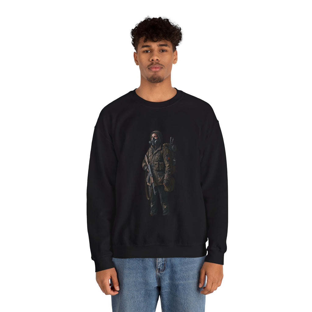 Post-ApocalypticSculpted Heritage Sweatshirt — Ranger Figure Graphic - Sculpted Heritage