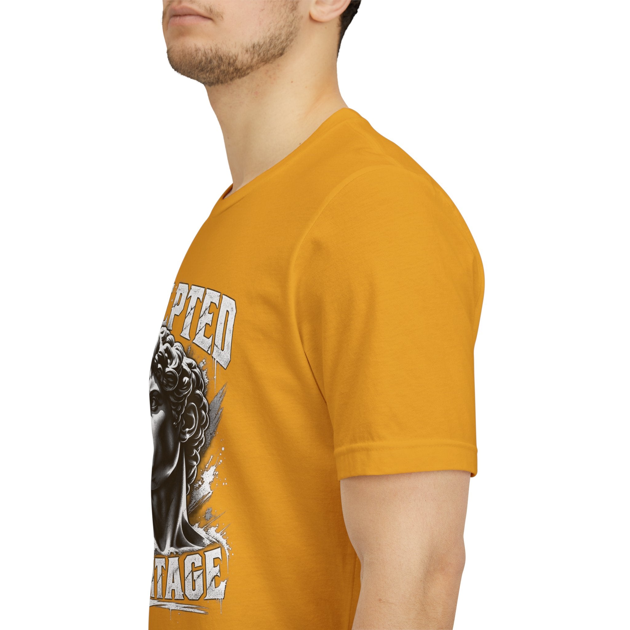 Sculpted Heritage Tee — David Statue Vintage Art Graphic Shirt