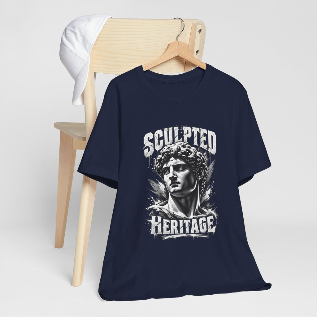 Sculpted Heritage Tee — David Statue Vintage Art Graphic Shirt