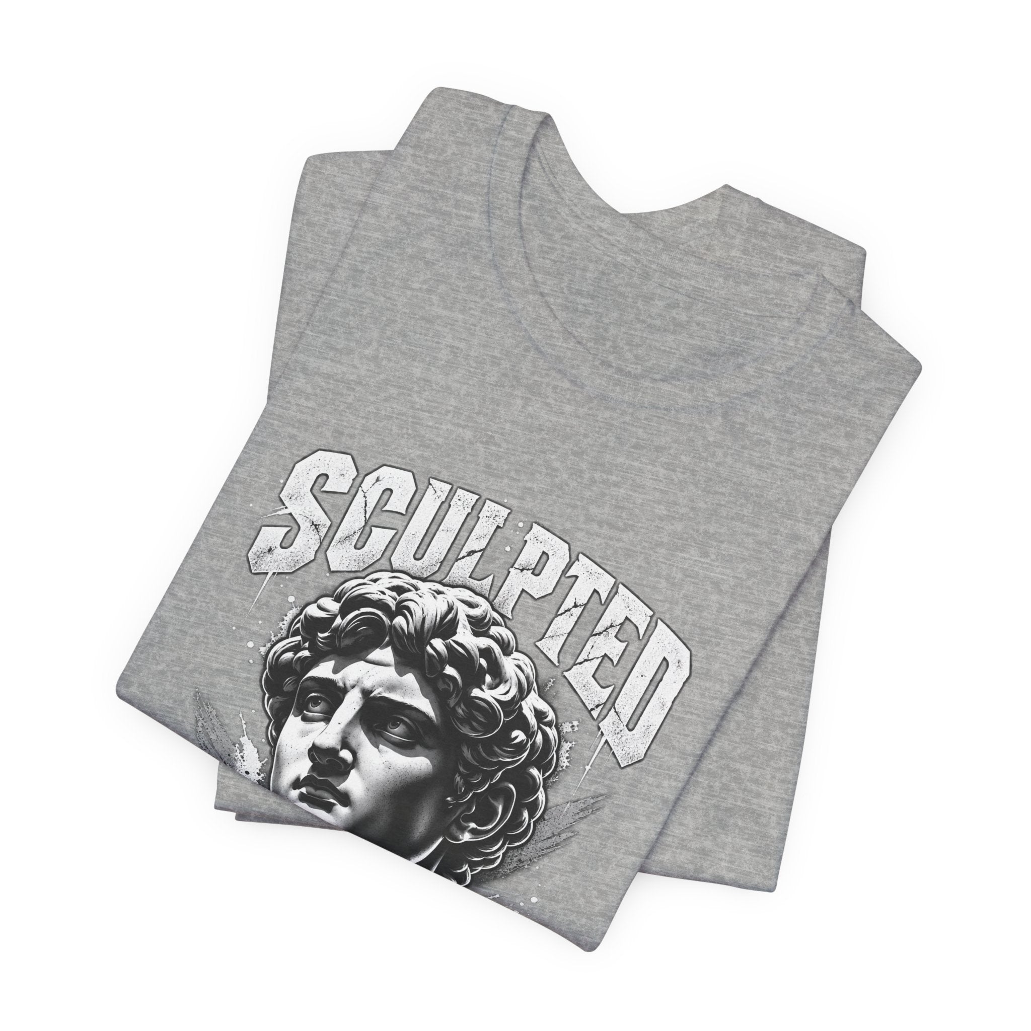 Sculpted Heritage Tee — David Statue Vintage Art Graphic Shirt