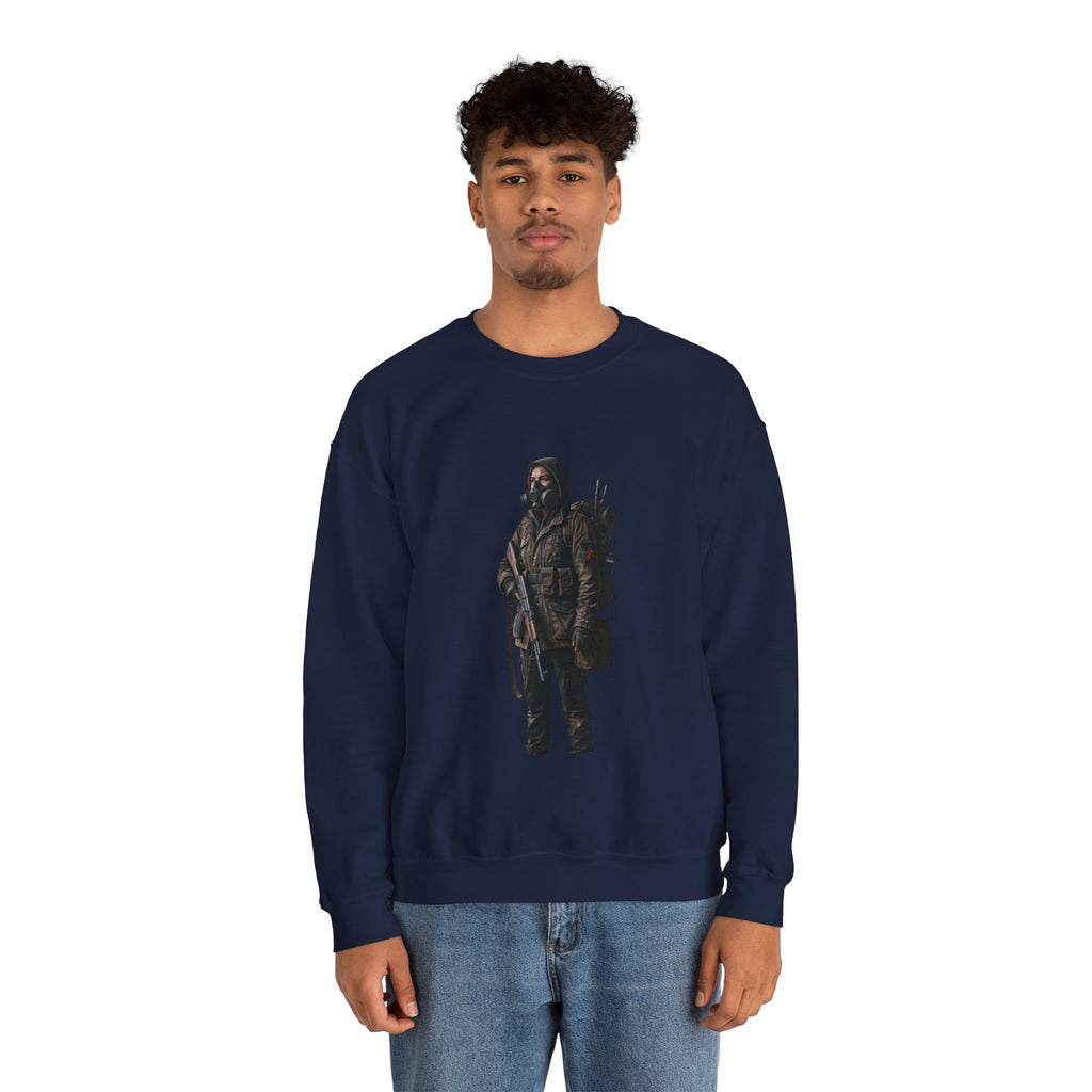 Post-ApocalypticSculpted Heritage Sweatshirt — Ranger Figure Graphic - Sculpted Heritage