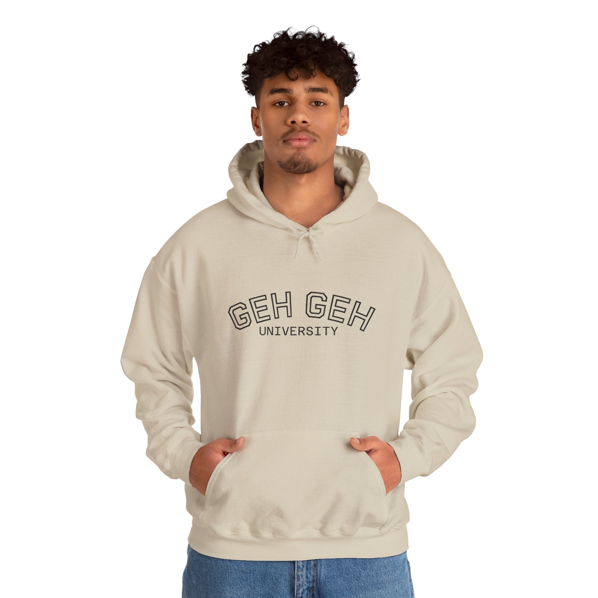 GHE-GHE University Hoodie — Minimal Collegiate Pullover - Sculpted Heritage
