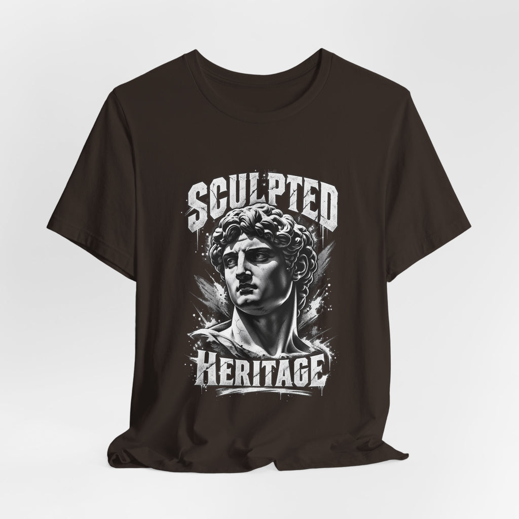 Sculpted Heritage Tee — David Statue Vintage Art Graphic Shirt