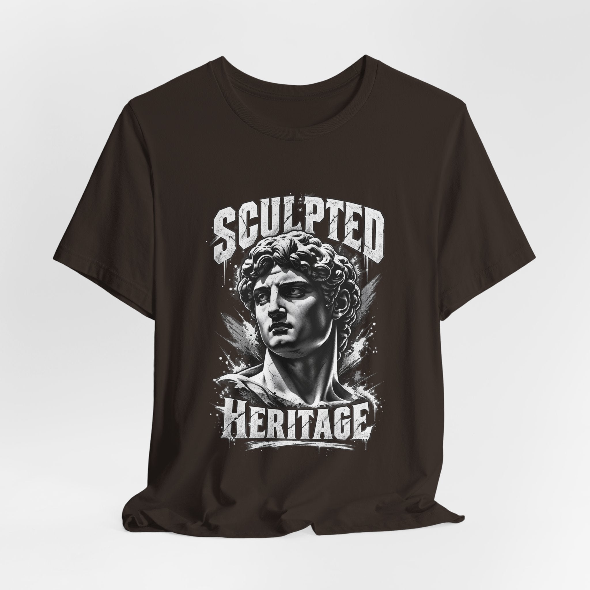 Sculpted Heritage Tee — David Statue Vintage Art Graphic Shirt