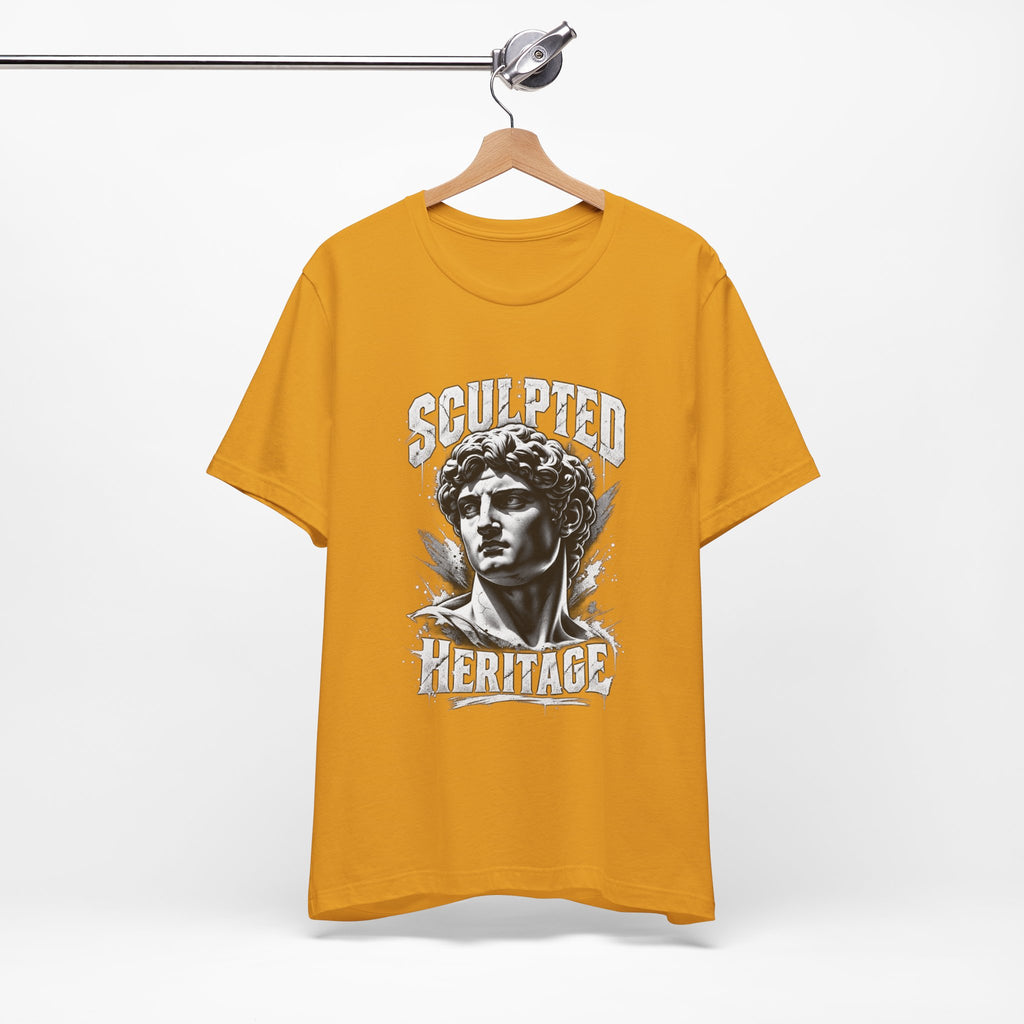 Sculpted Heritage Tee — David Statue Vintage Art Graphic Shirt
