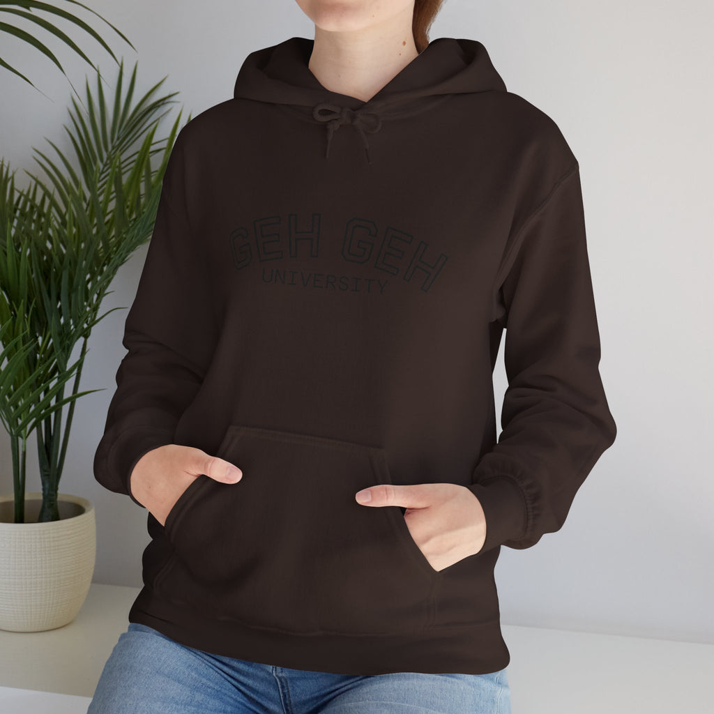 GHE-GHE University Hoodie — Minimal Collegiate Pullover - Sculpted Heritage