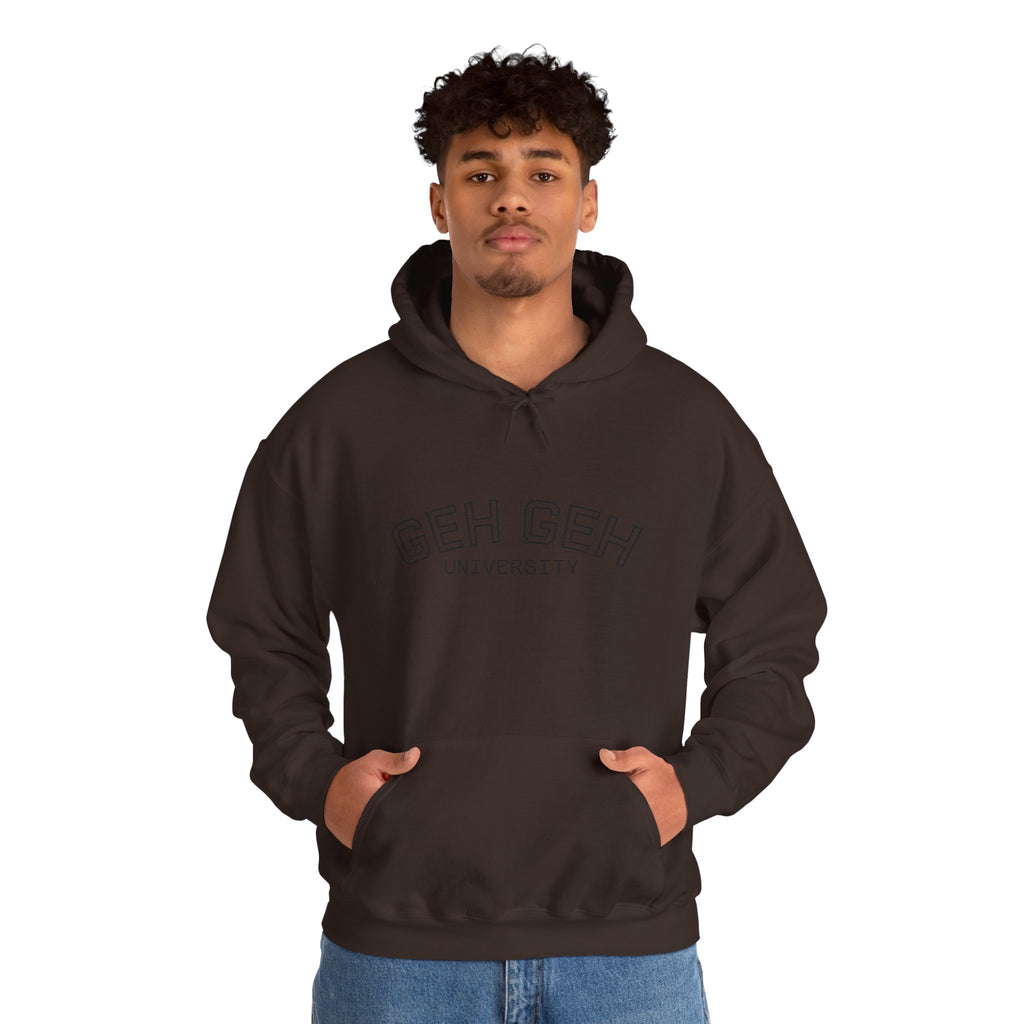 GHE-GHE University Hoodie — Minimal Collegiate Pullover - Sculpted Heritage