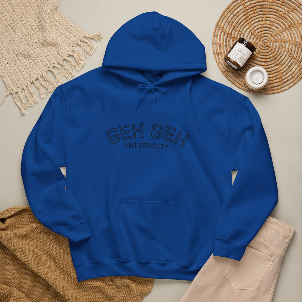 GHE-GHE University Hoodie — Minimal Collegiate Pullover - Sculpted Heritage