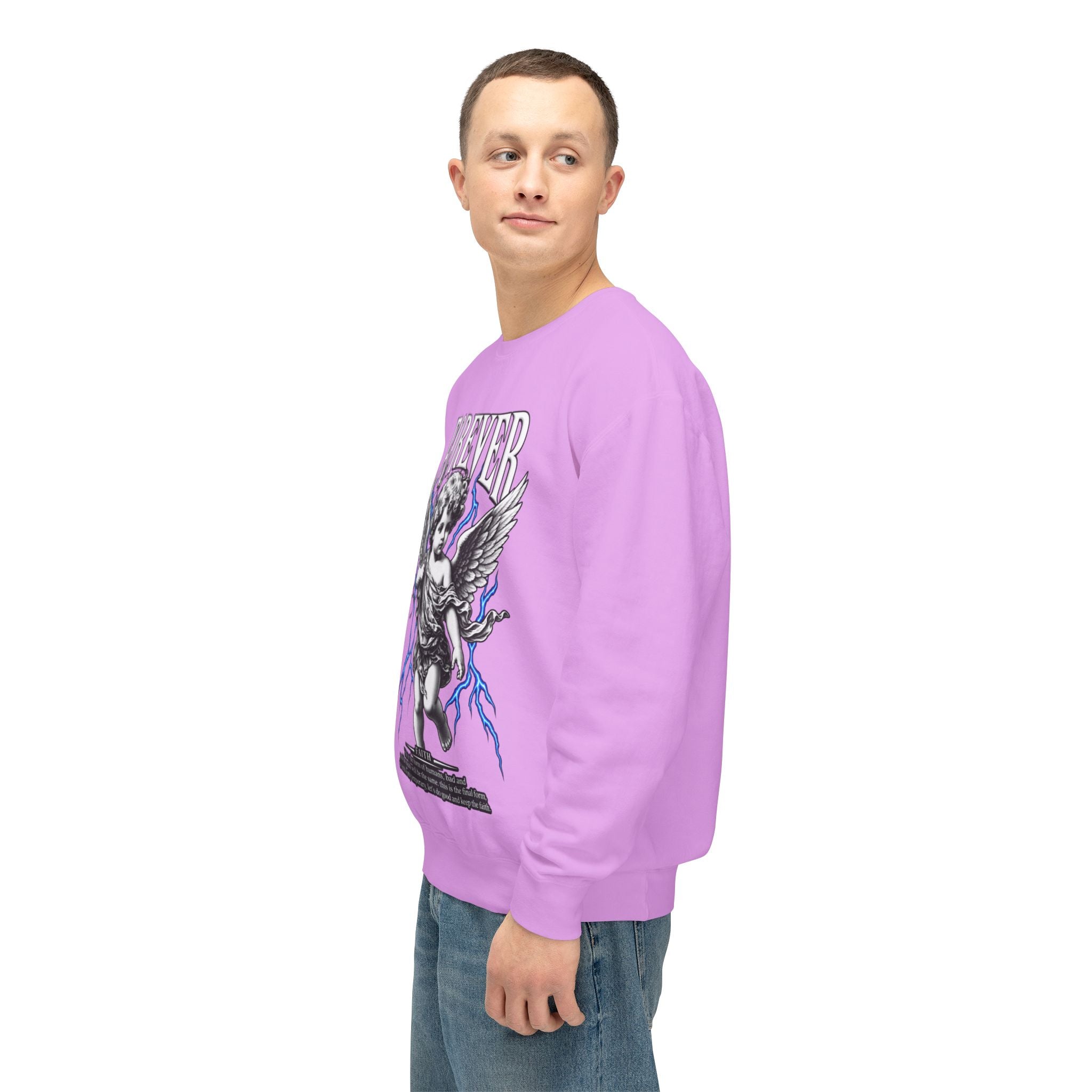 Sculpted Heritage Sweatshirt — Vintage Cherub Graphic - Sculpted Heritage