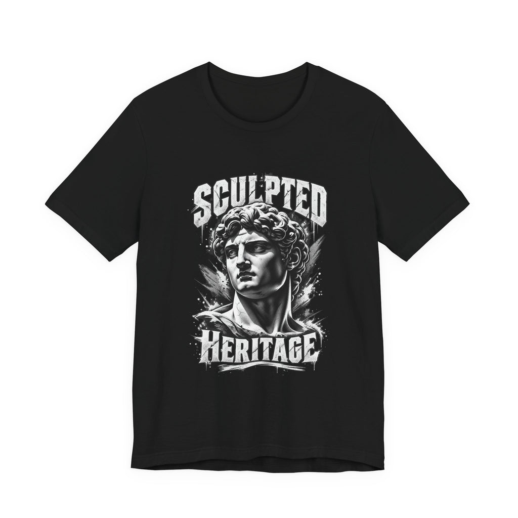 Sculpted Heritage Tee — David Statue Vintage Art Graphic Shirt