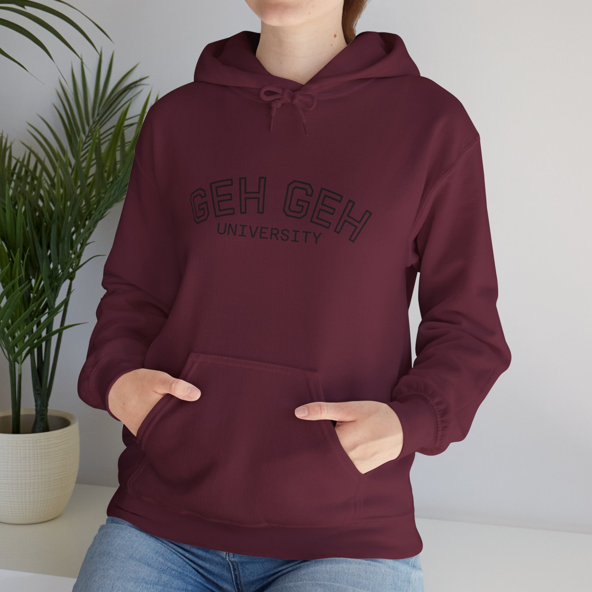 GHE-GHE University Hoodie — Minimal Collegiate Pullover - Sculpted Heritage
