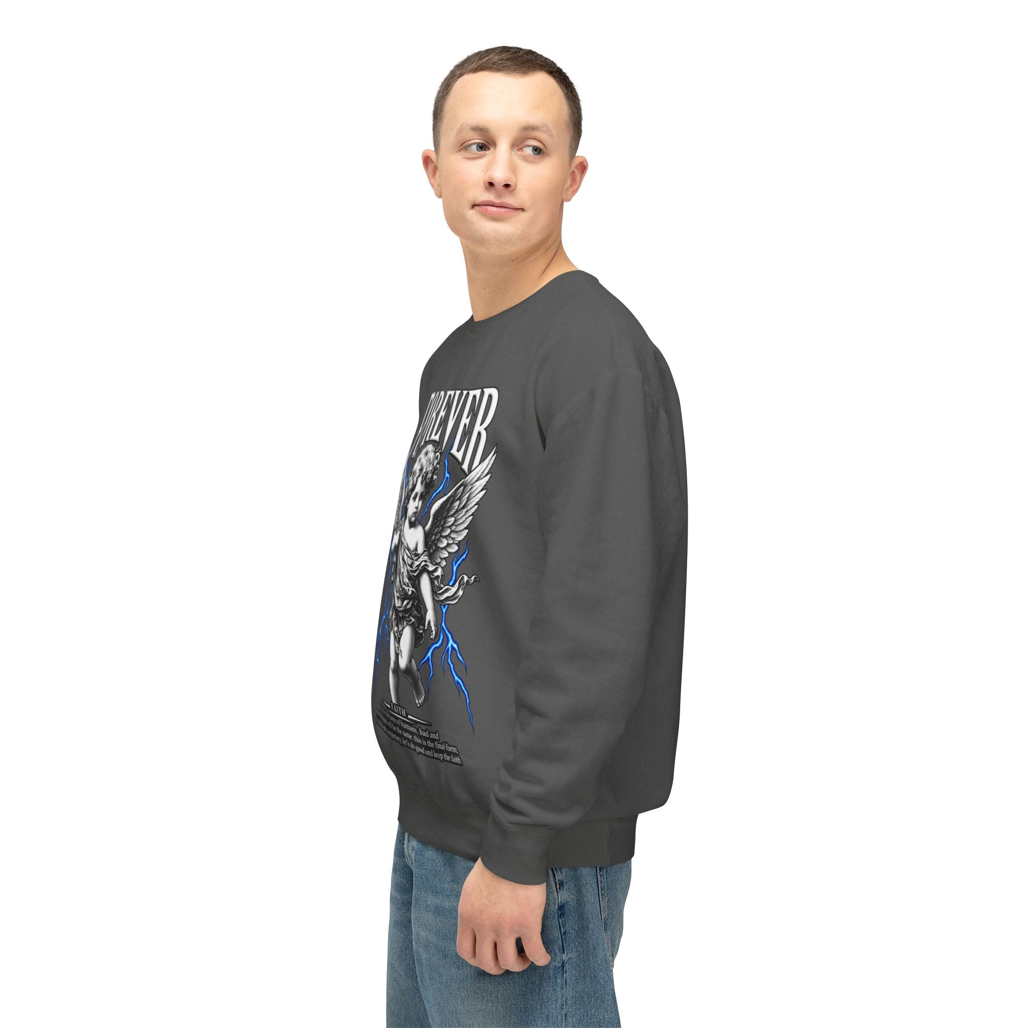Sculpted Heritage Sweatshirt — Vintage Cherub Graphic - Sculpted Heritage