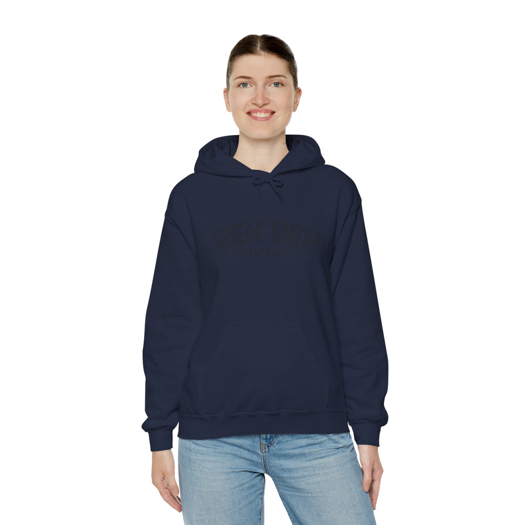 GHE-GHE University Hoodie — Minimal Collegiate Pullover - Sculpted Heritage