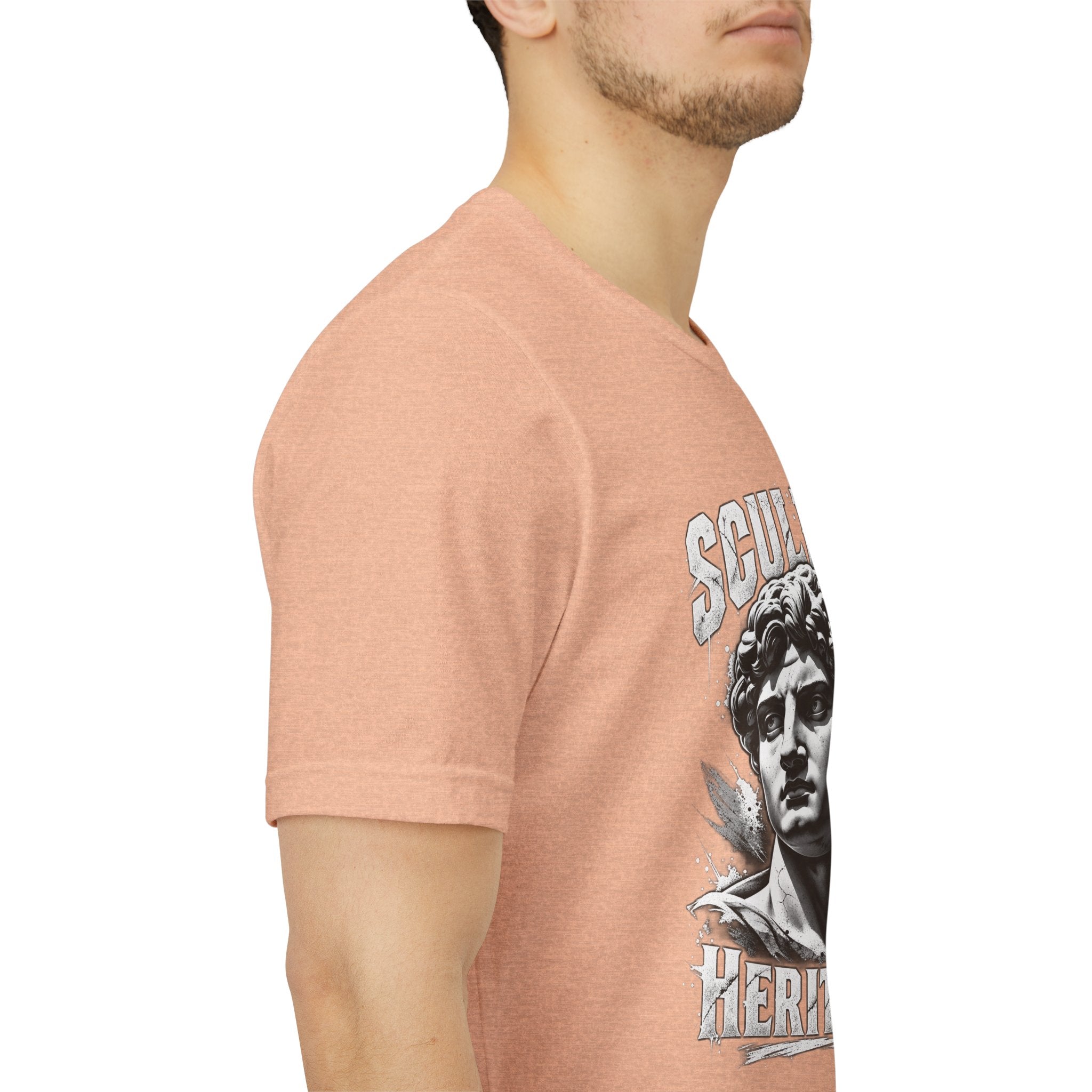 Sculpted Heritage Tee — David Statue Vintage Art Graphic Shirt