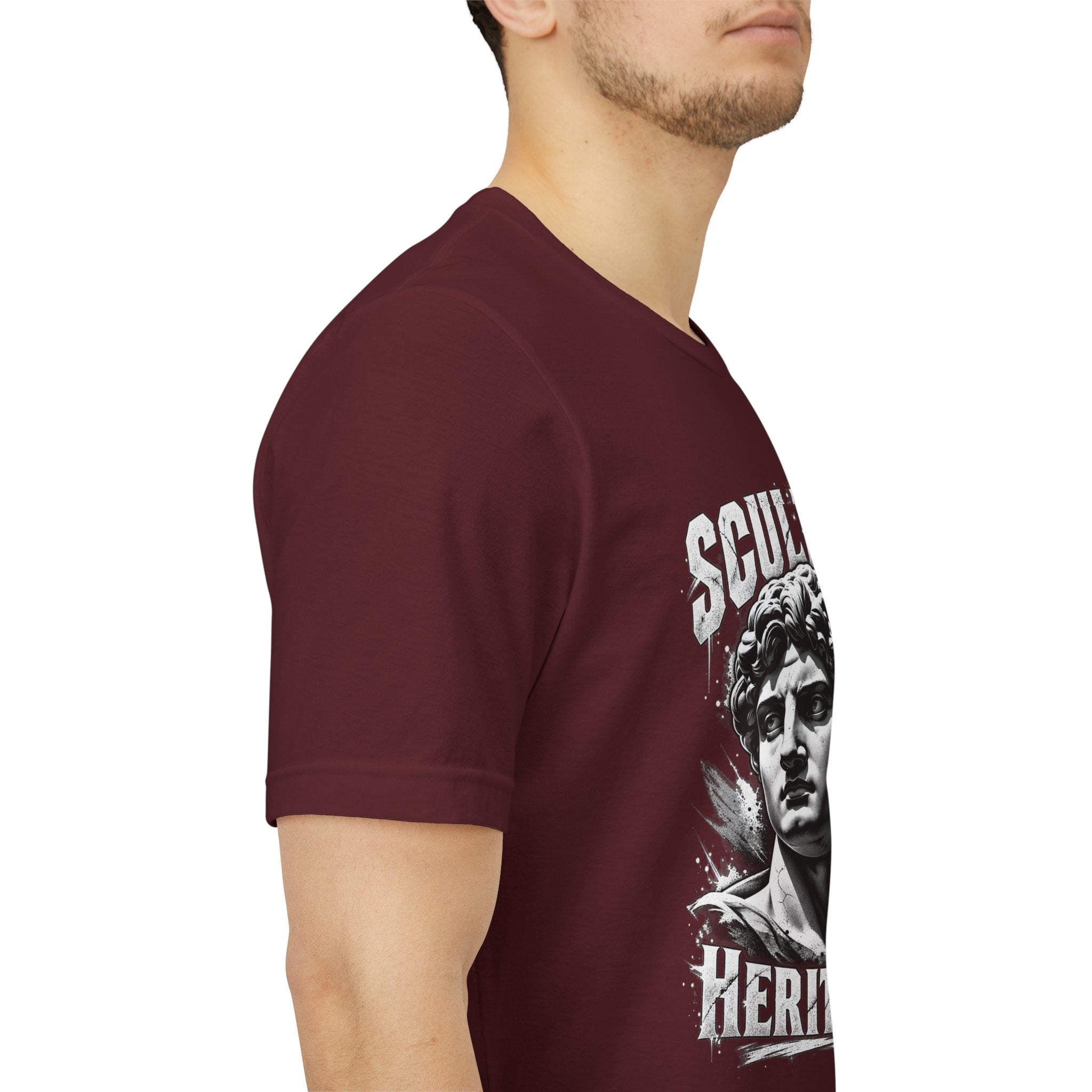 Sculpted Heritage Tee — David Statue Vintage Art Graphic Shirt