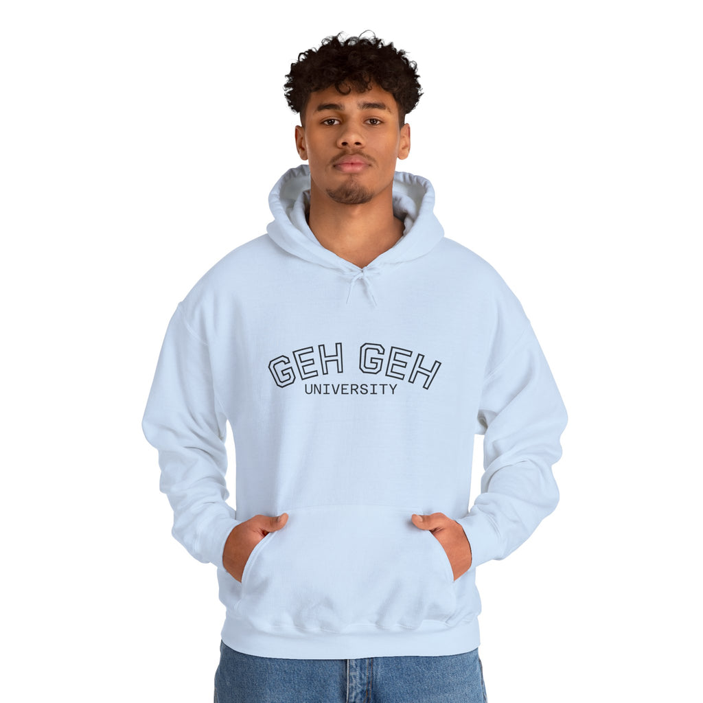 GHE-GHE University Hoodie — Minimal Collegiate Pullover - Sculpted Heritage