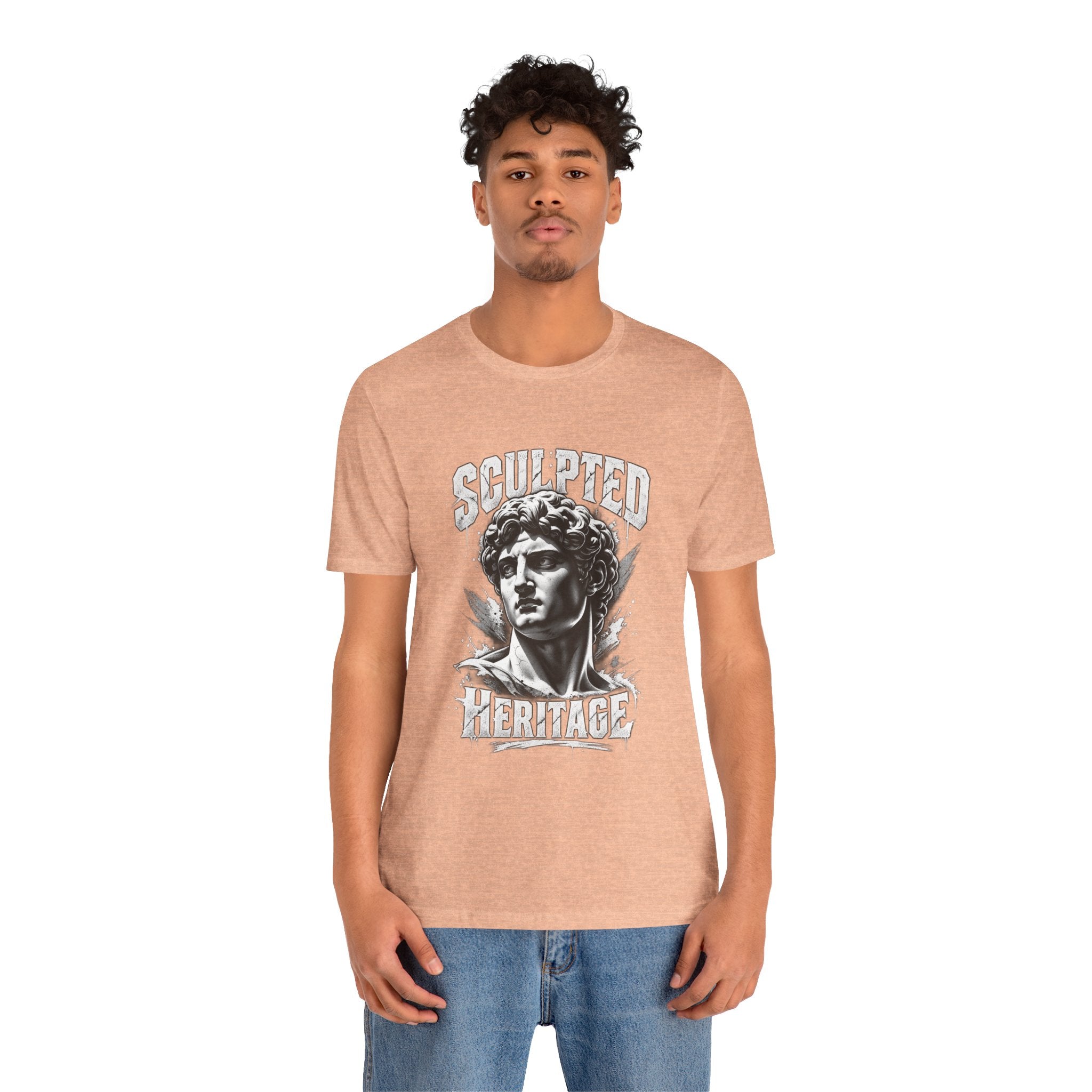 Sculpted Heritage Tee — David Statue Vintage Art Graphic Shirt