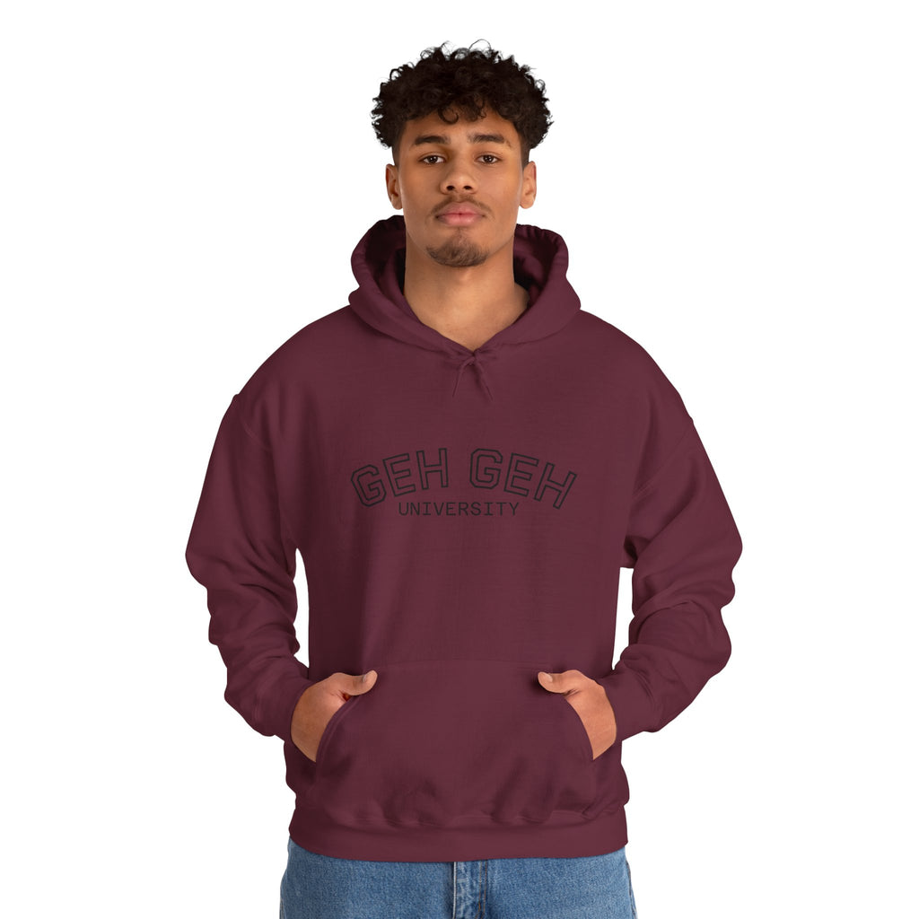 GHE-GHE University Hoodie — Minimal Collegiate Pullover - Sculpted Heritage