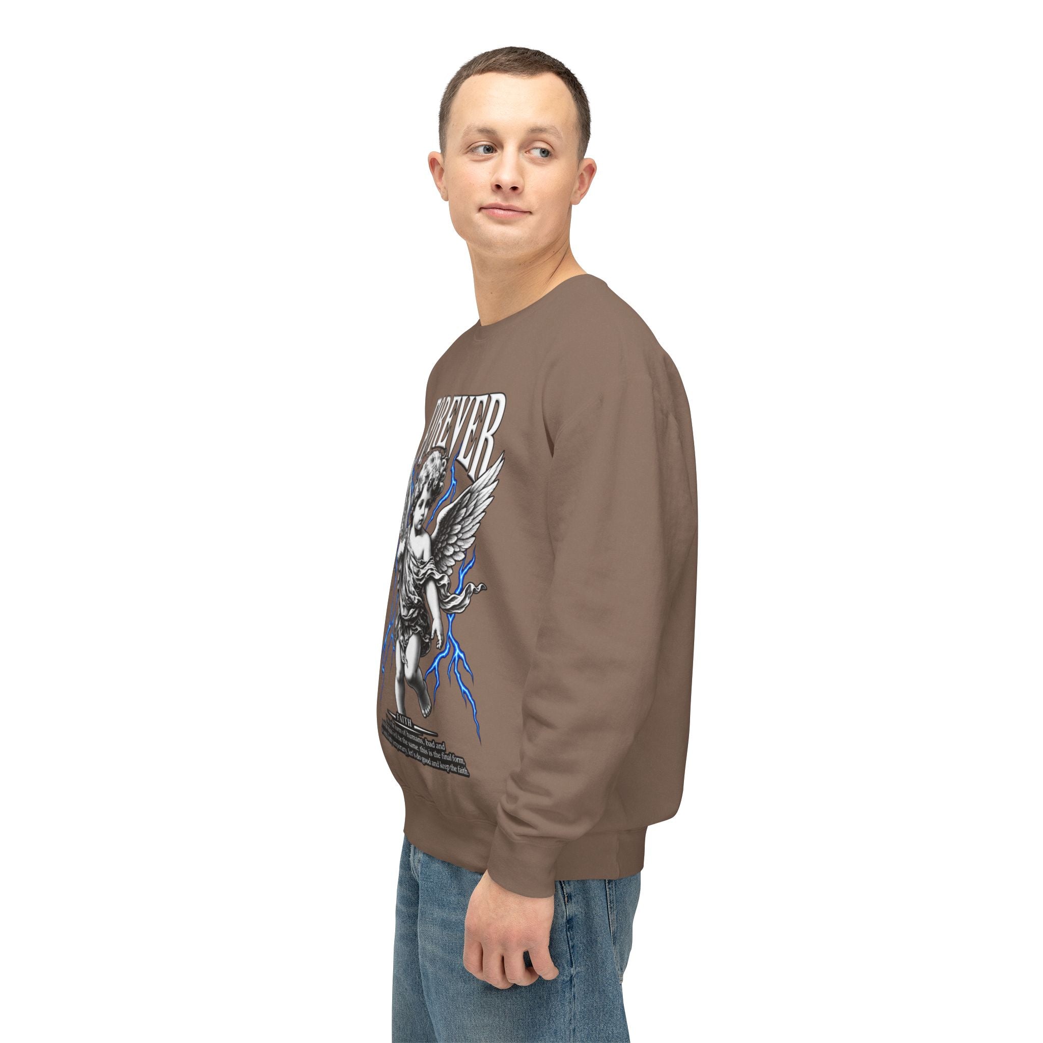 Sculpted Heritage Sweatshirt — Vintage Cherub Graphic - Sculpted Heritage