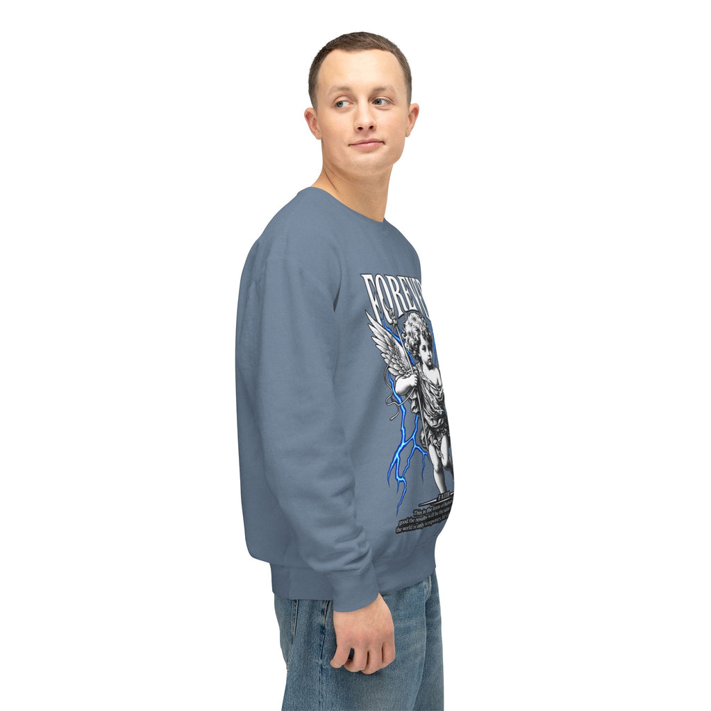 Sculpted Heritage Sweatshirt — Vintage Cherub Graphic - Sculpted Heritage