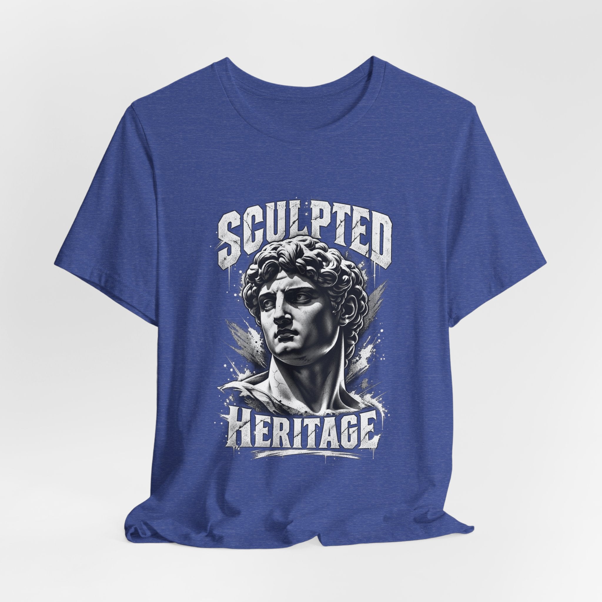 Sculpted Heritage Tee — David Statue Vintage Art Graphic Shirt