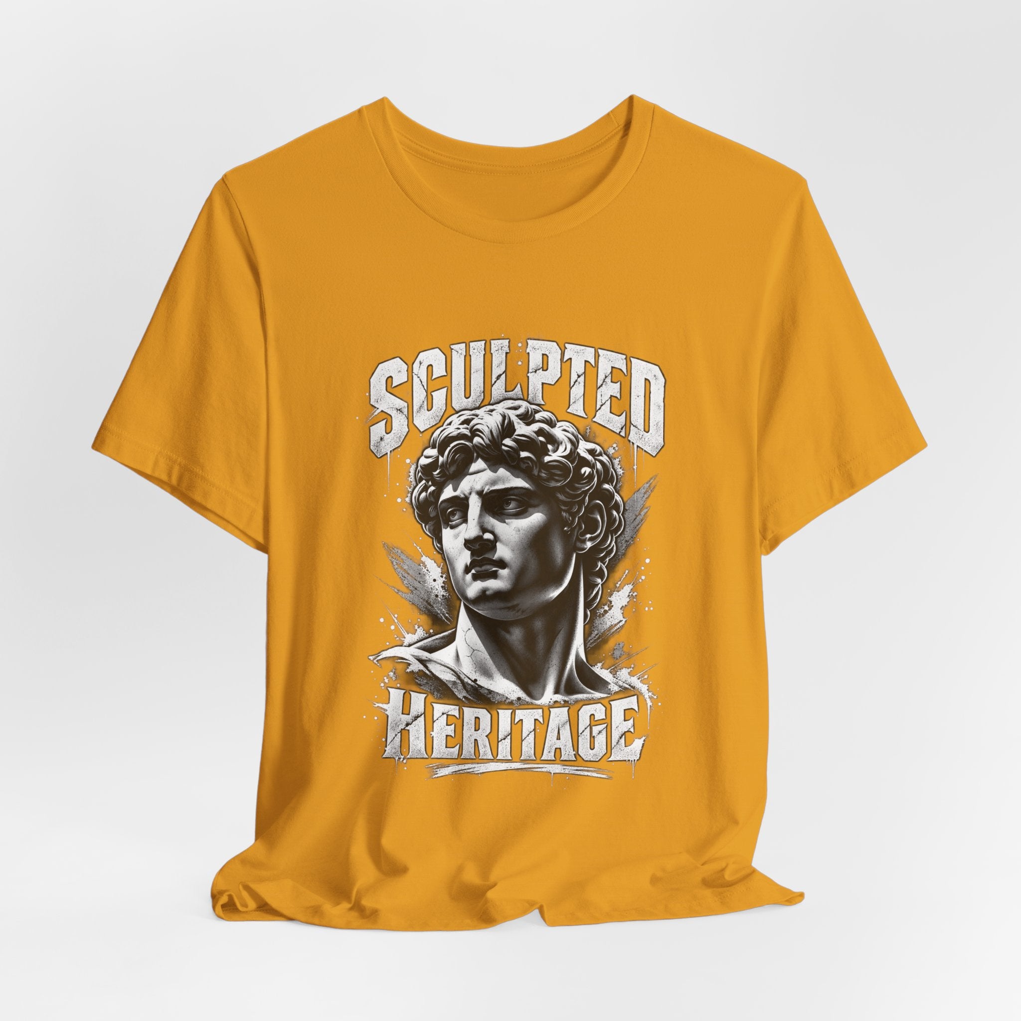 Sculpted Heritage Tee — David Statue Vintage Art Graphic Shirt