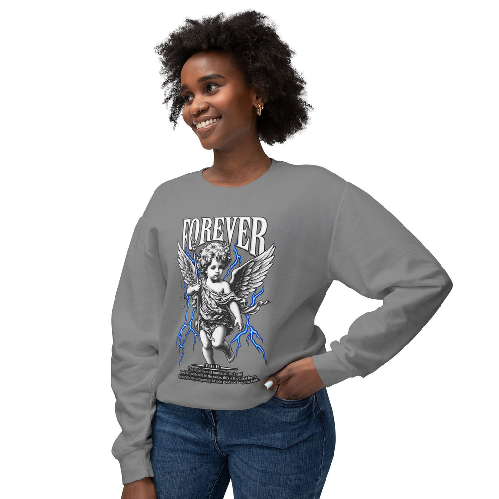 Sculpted Heritage Sweatshirt — Vintage Cherub Graphic - Sculpted Heritage