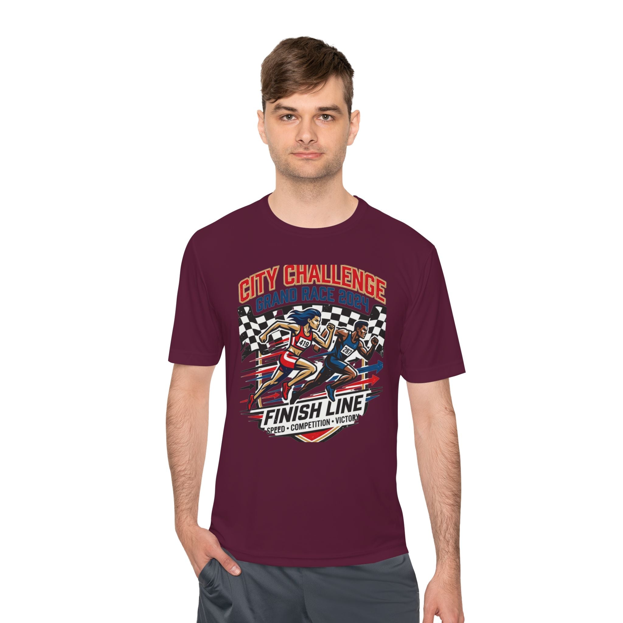 Unisex Moisture Wicking Tee - Sculpted Heritage