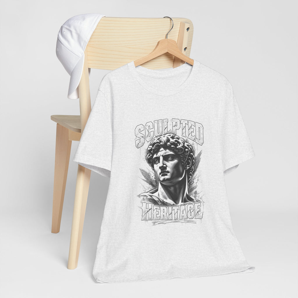 Sculpted Heritage Tee — David Statue Vintage Art Graphic Shirt