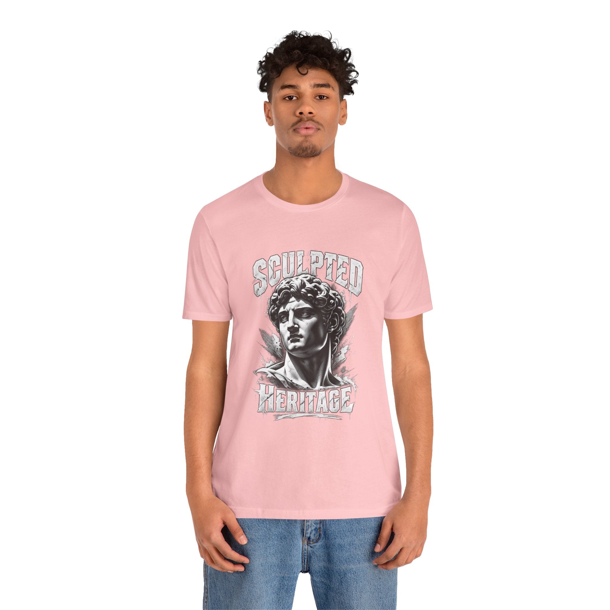 Sculpted Heritage Tee — David Statue Vintage Art Graphic Shirt