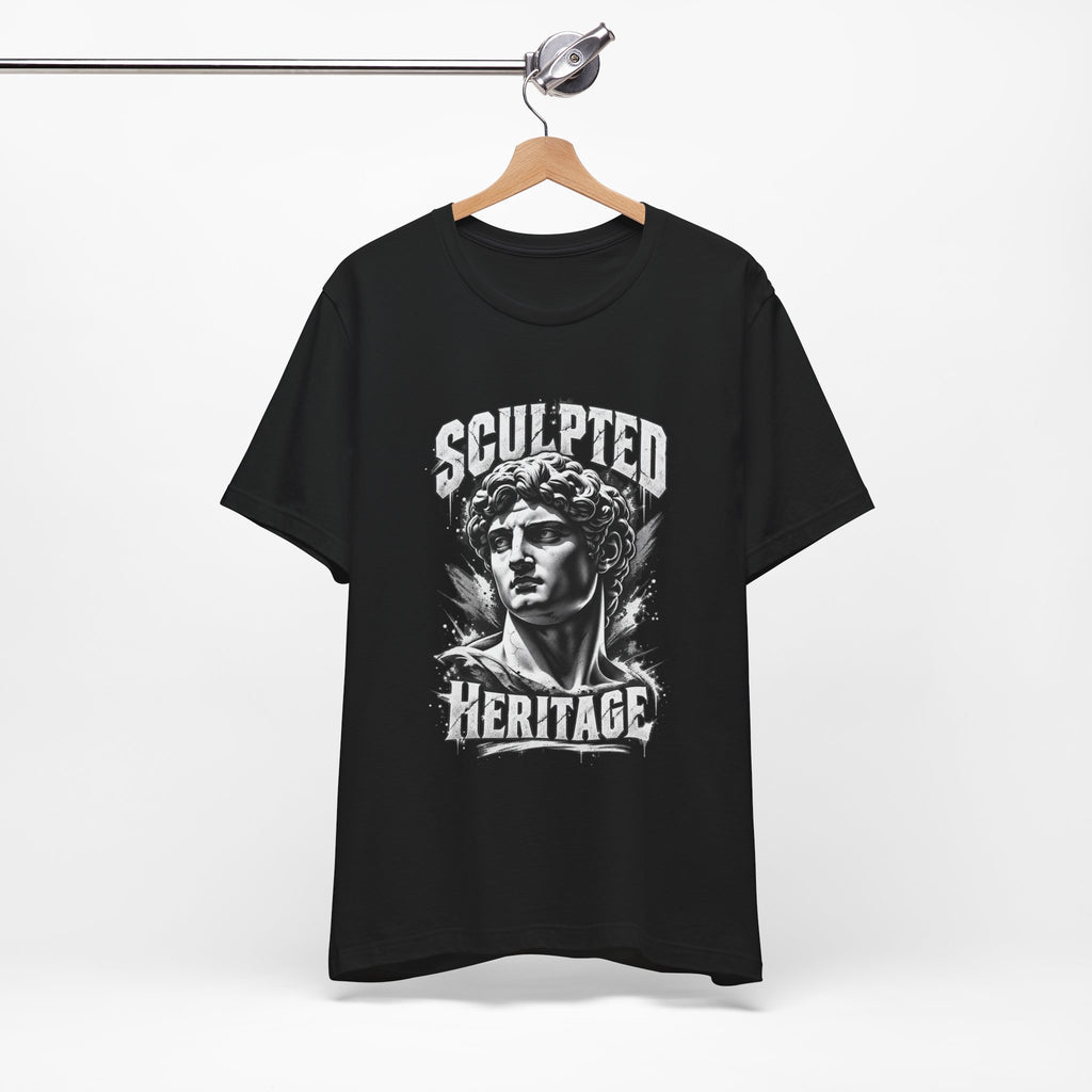 Sculpted Heritage Tee — David Statue Vintage Art Graphic Shirt