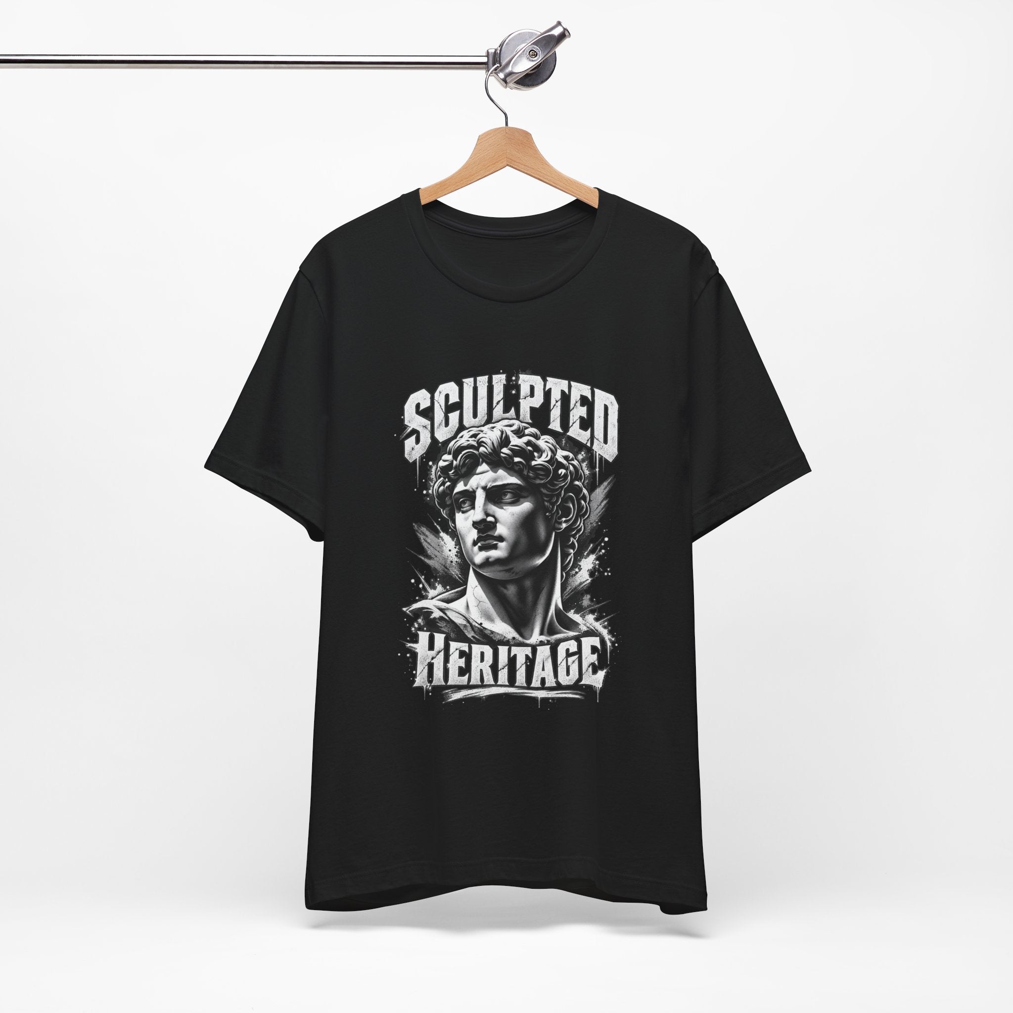 Sculpted Heritage Tee — David Statue Vintage Art Graphic Shirt