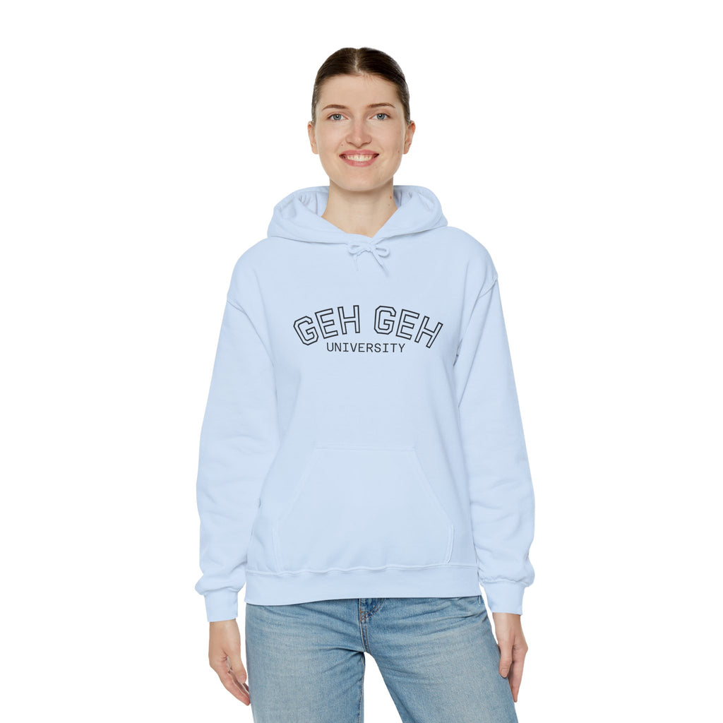 GHE-GHE University Hoodie — Minimal Collegiate Pullover - Sculpted Heritage