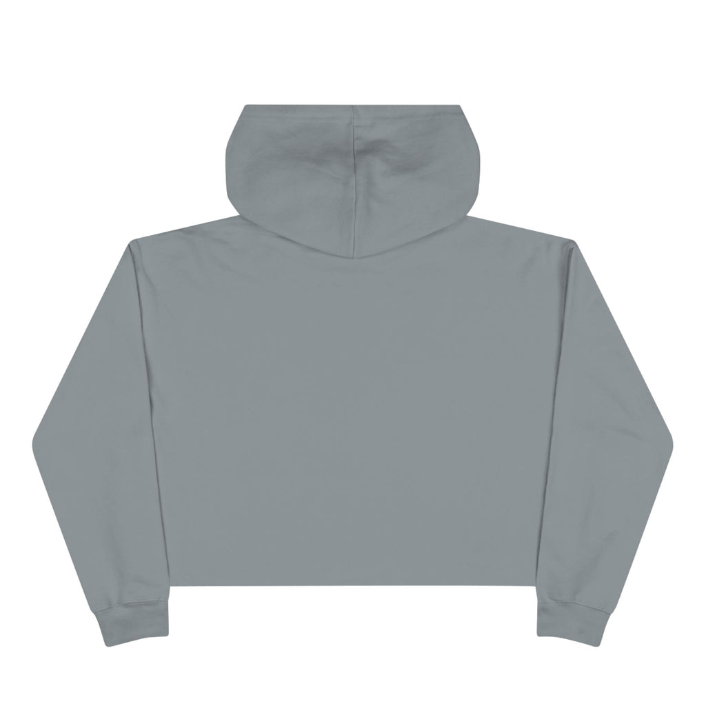 Cropped Hoodie with Michelangelo David Bust Print — Minimalist Artwear - Sculpted Heritage