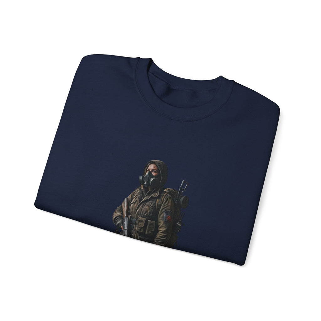 Post-ApocalypticSculpted Heritage Sweatshirt — Ranger Figure Graphic - Sculpted Heritage