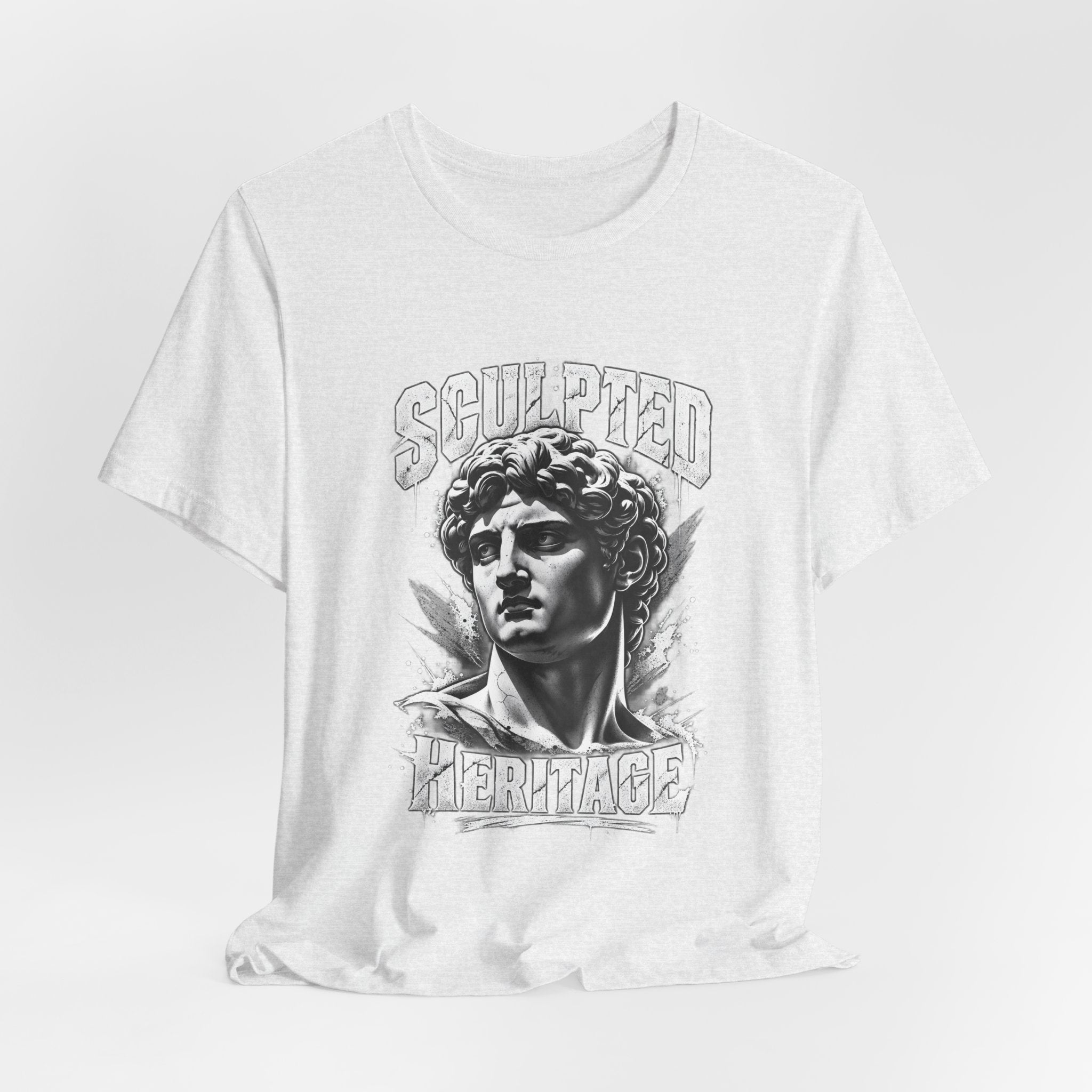 Sculpted Heritage Tee — David Statue Vintage Art Graphic Shirt