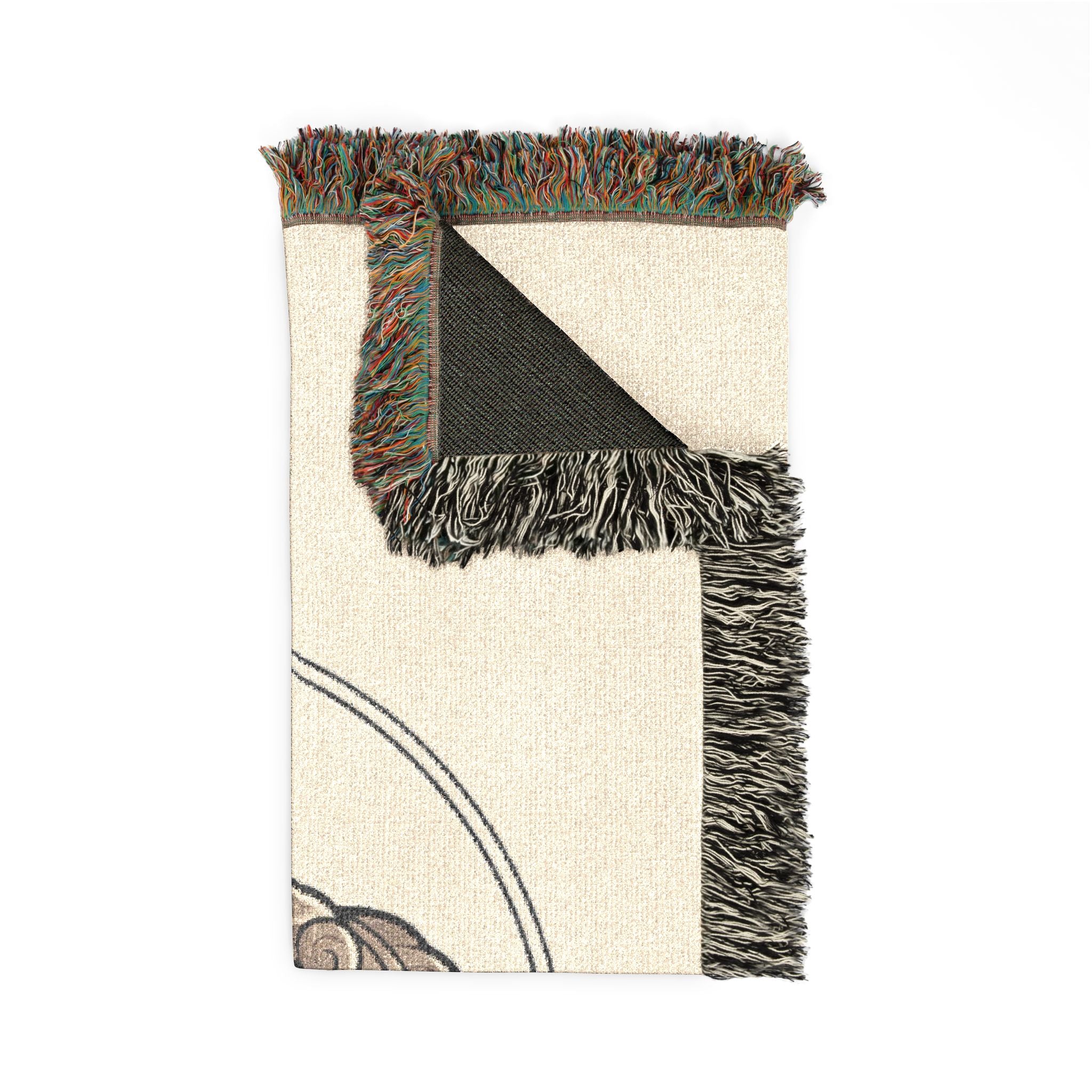 Sculpted Heritage Woven Blanket — Classical Bust Throw Blanket - Sculpted Heritage